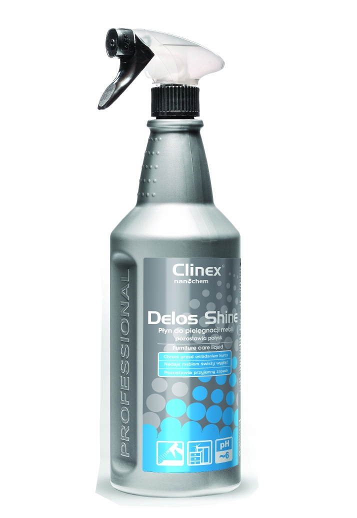 CLINEX DELOS SHINE Płyn do pielęgnacji mebli 1L