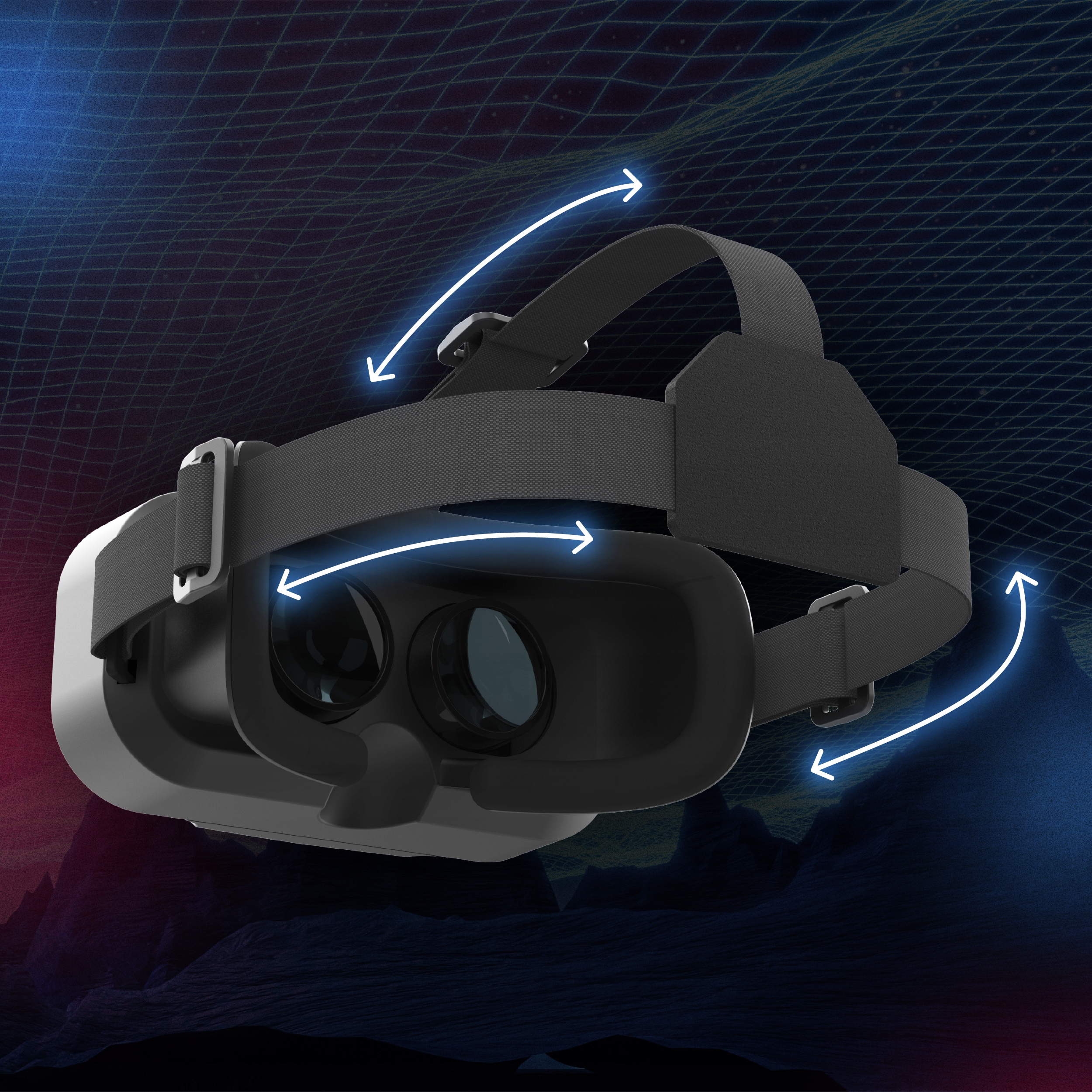 OKULARY VR GOGLE 3D 360 MIRU VMR800 Stan opakowania oryginalne