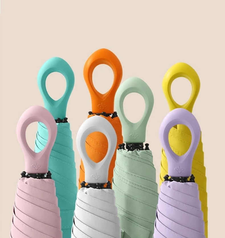 MAŁA PARASOLKA PRZECIWDESZCZOWA PRZECIWSŁONECZNA FILTR UPF50 SKŁADANA MINI Marka inna