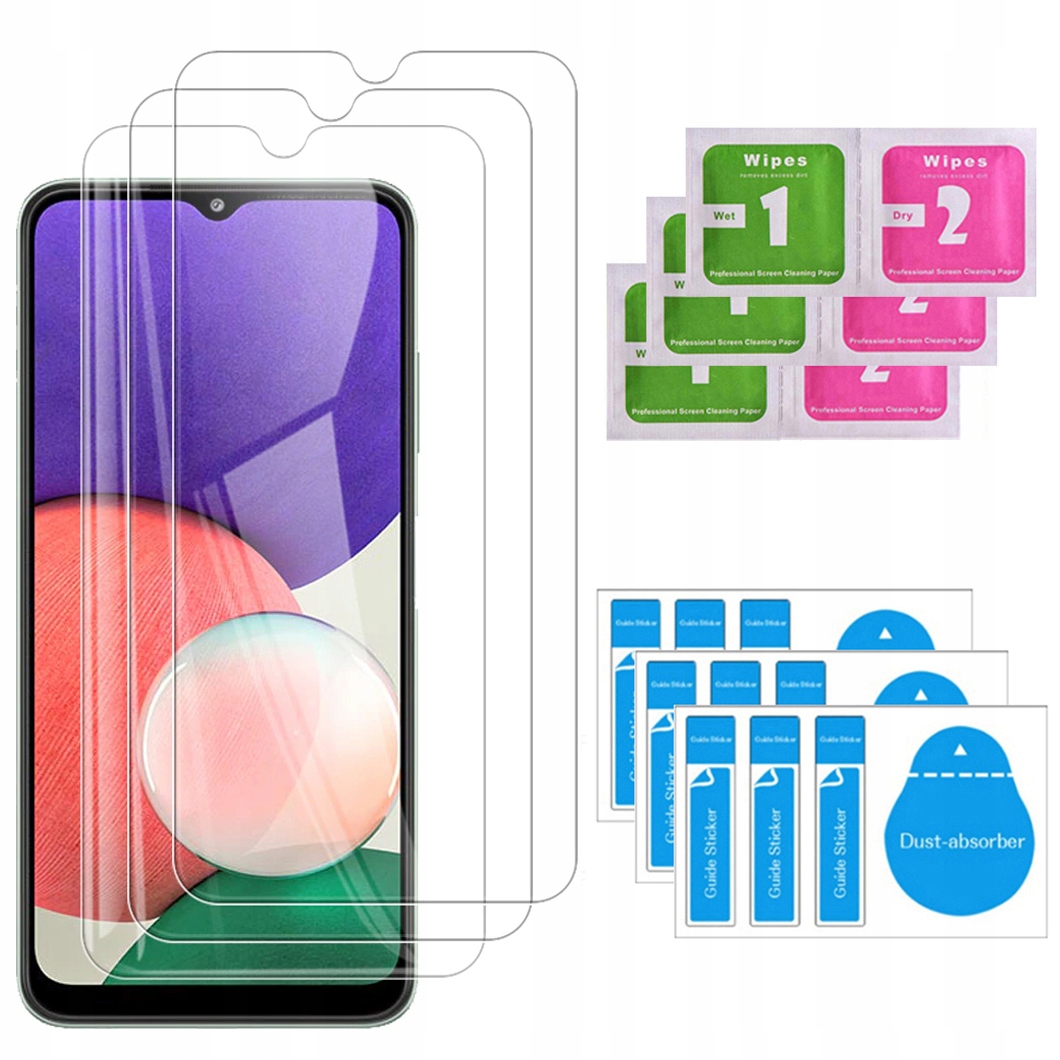 

3x Szkło Hartowane 9H do Samsung Galaxy A22 5G