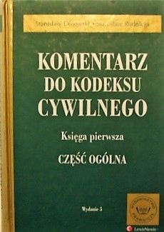 KOMENTARZ DO KODEKSU CYWILNEGO S. RUDNICKI