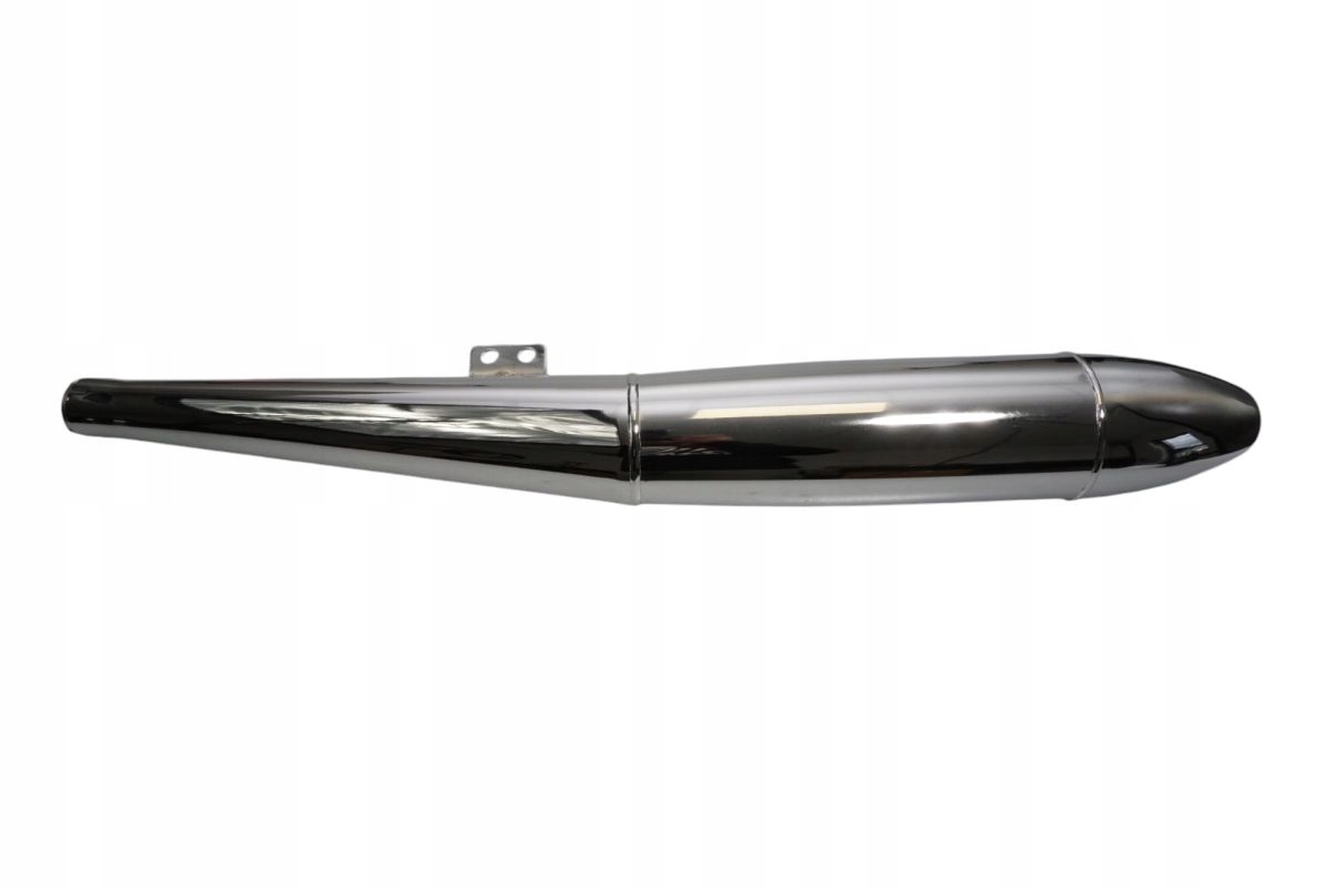 Chrómovaná koncovka výfuku Emgo ľavá pre Bmw R 50/5, R75/5, R 60/5