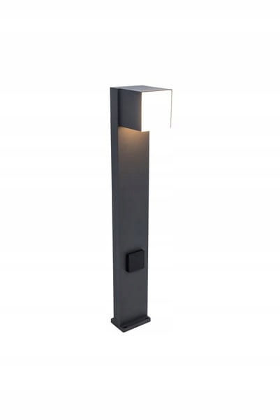 Záhradná lampa s Led konektorom IP54 12W Antracit Cuba Lutec