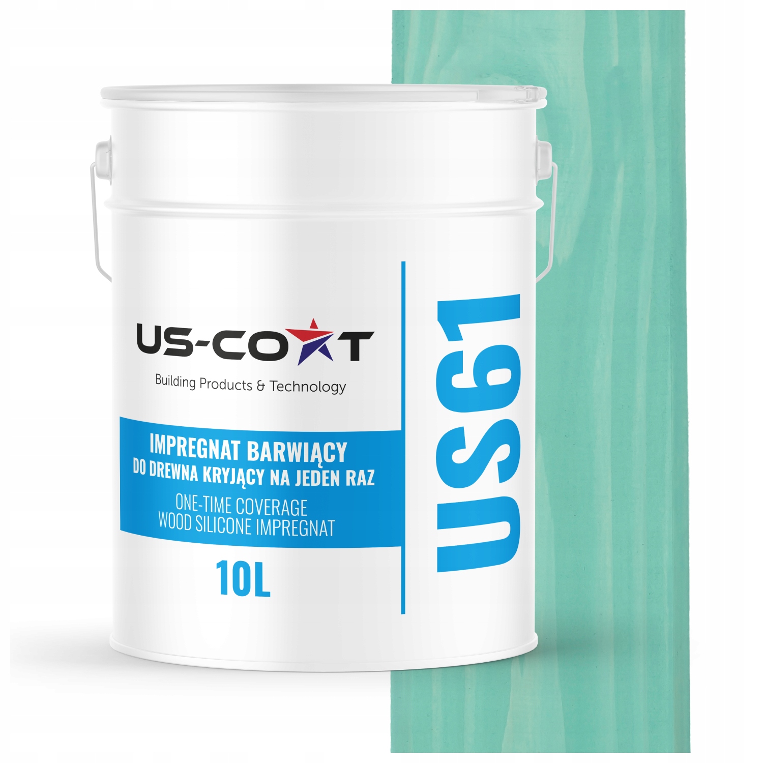 Impregnácia Na Drevo Extra Farba S Voskom Chron Farba Naraz Tyrkysová 10 L