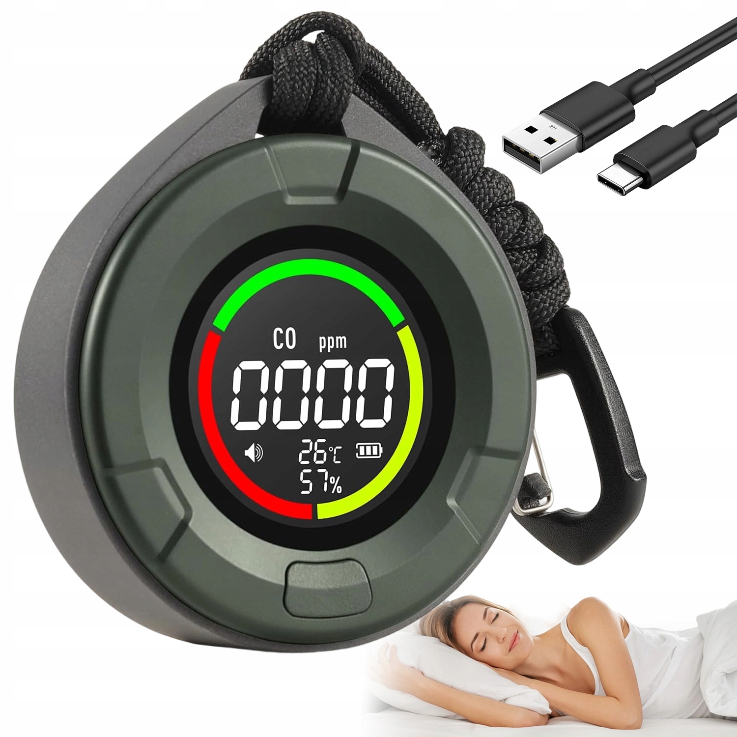 Detektor Oxidu Uhelnatého Plynů A Oxidu Uhelnatého Detektor Bezdrátový LCD Detektor