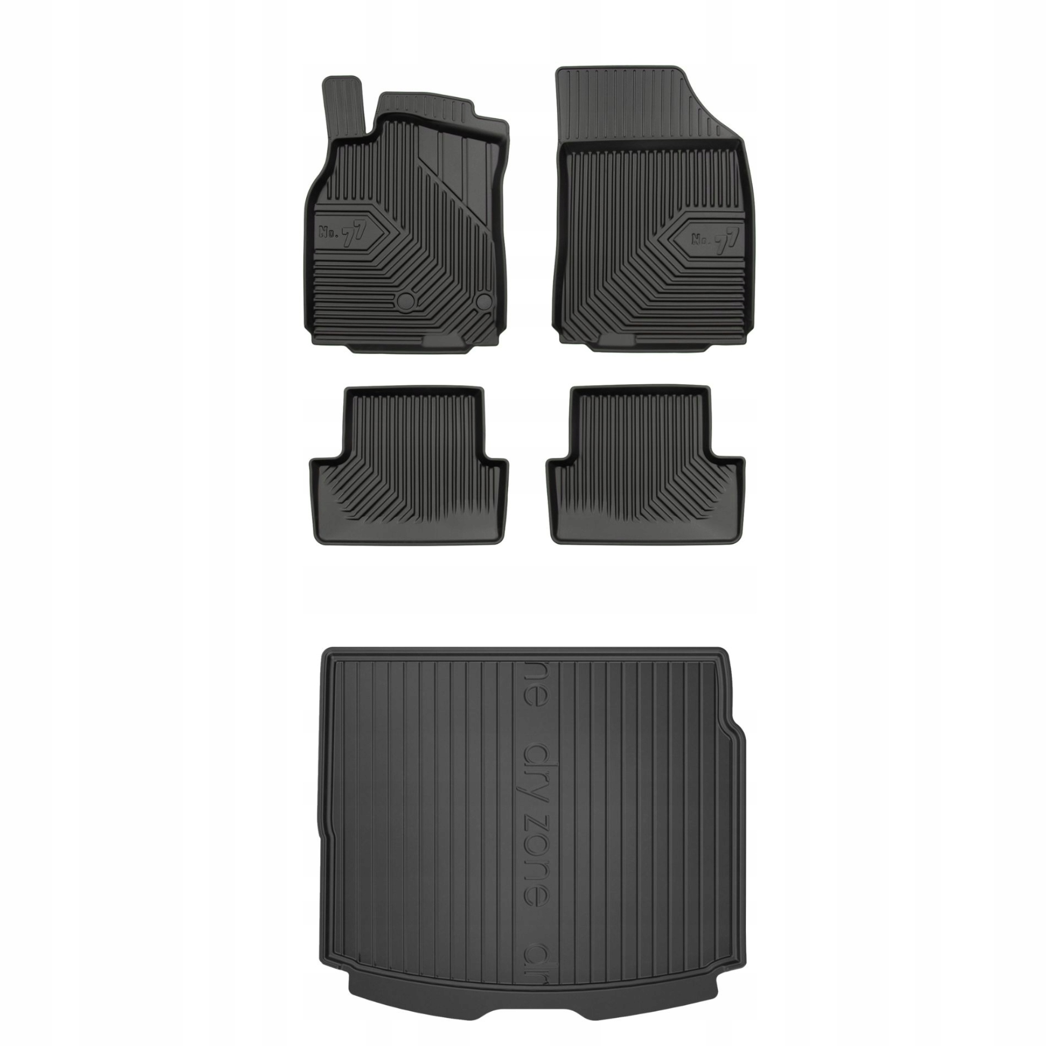 Sada gumového koberca a rohože pre Renault Megane III