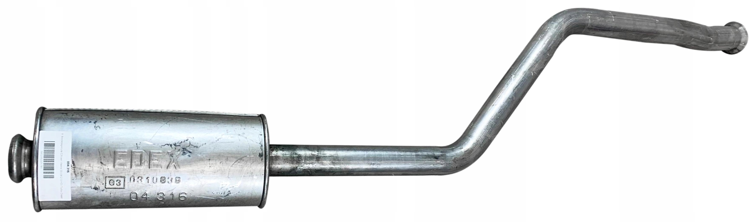 04.316 - Центральный глушитель Citroen Xsara 2.0 HDi TD 004.316