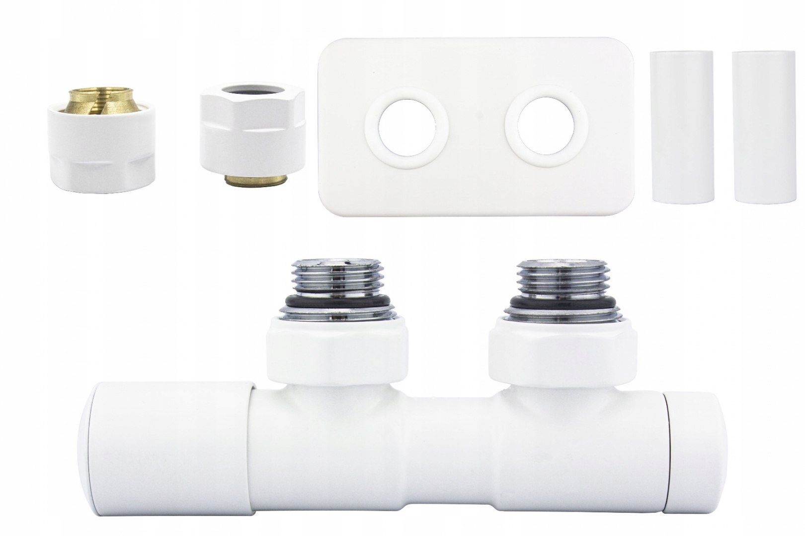 Ventil reg 50 mm Twins bílý mat levý Cu AiO r.pros