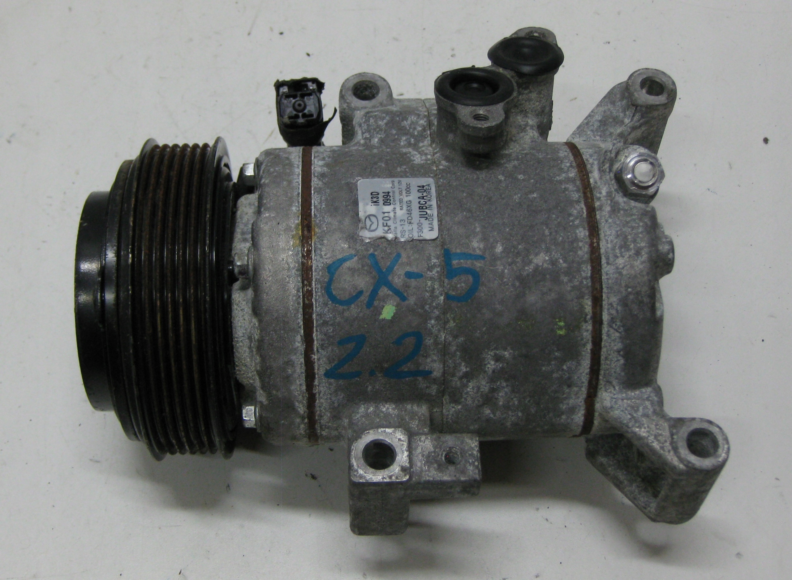 MAZDA CX5 2.2 DIESEL compressor of the air conditioning compressor; JUBCA-04