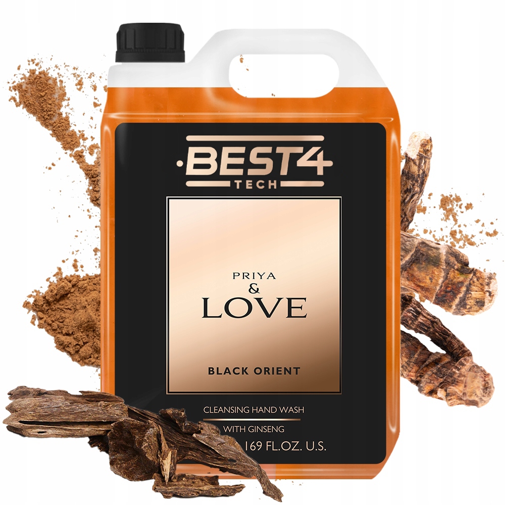 Levně Krémové Tekuté Mýdlo Priya&love S Ženšenem BEST4TECH 5L