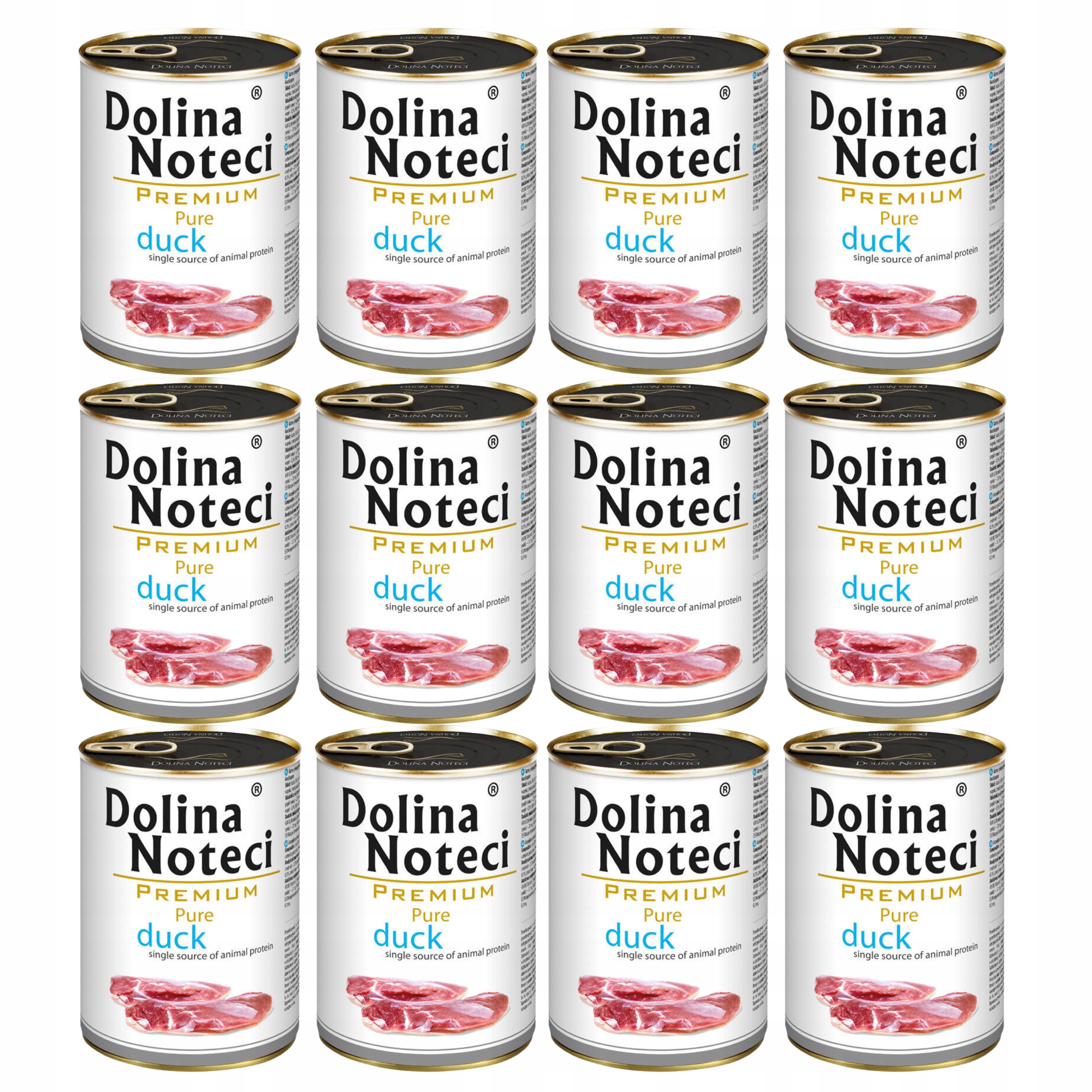 Levně Dolina Noteci Premium Pure krmivo pro psy kachna 12 x 400 g