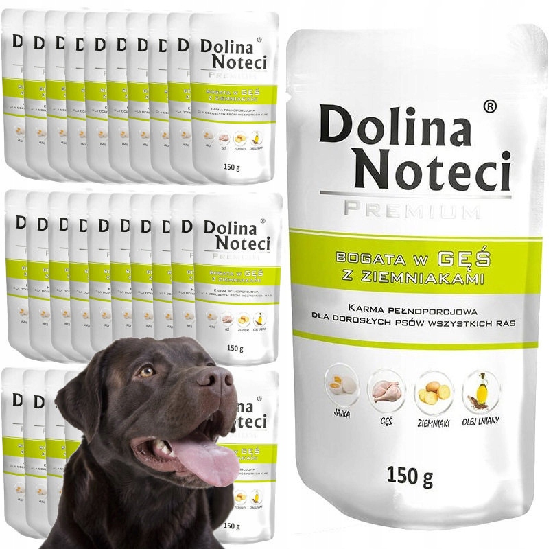 Levně Vlhké Krmivo Pro Psa Dolina Noteci Husa 30x150G