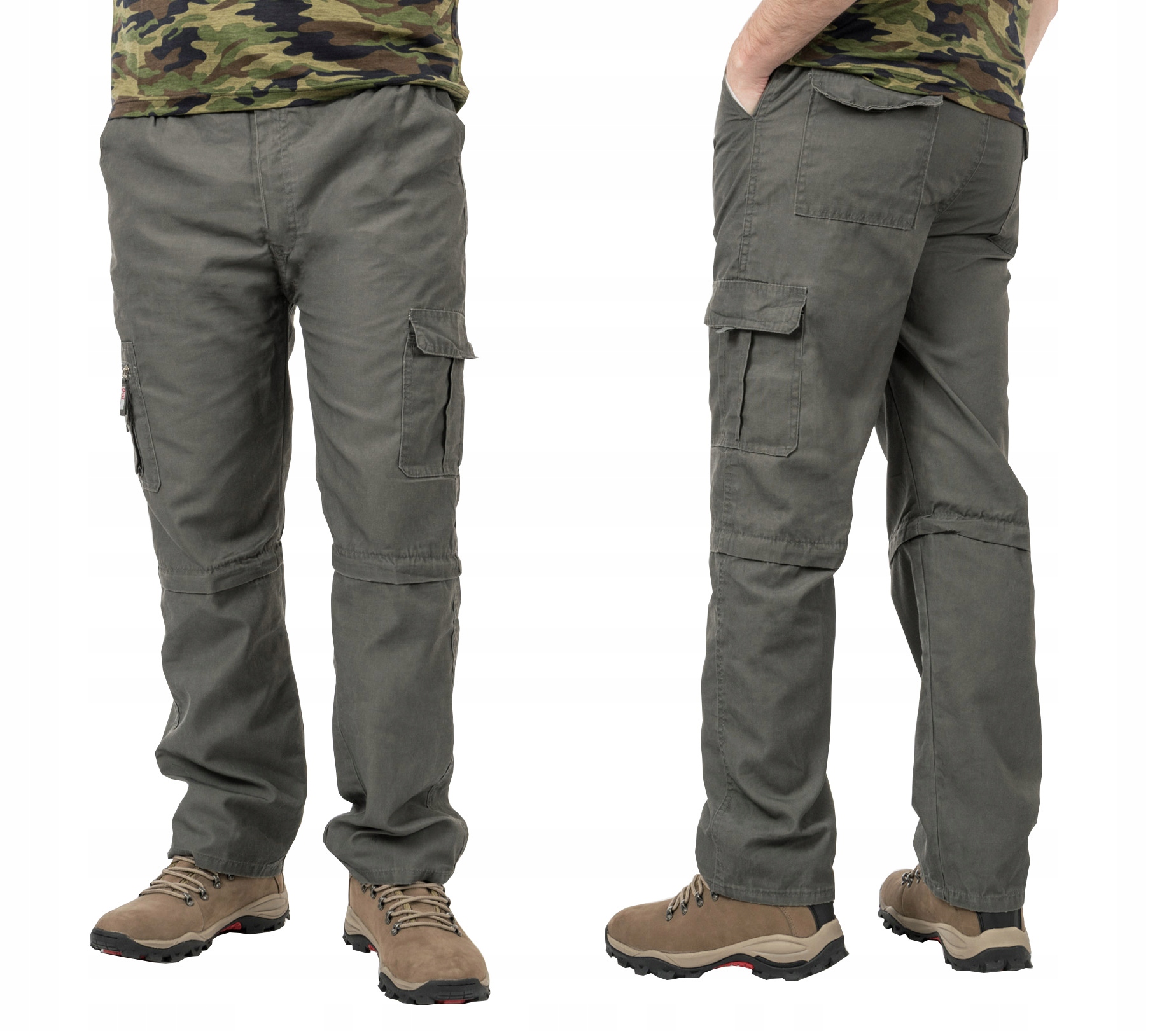 

Spodnie Męskie Bojówki Odsuwane Zip Off 72T-02 r L