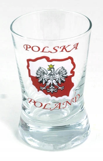 Zestaw 4 kieliszków stylizowanych na mapę Polski Marka Bgtech