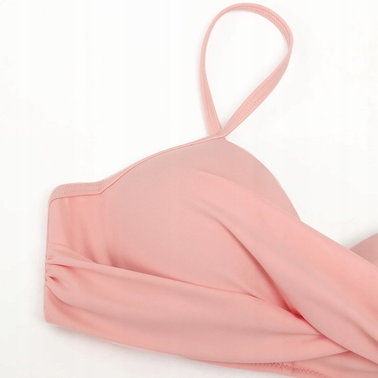 STRÓJ KĄPIELOWY DAMSKI KOSTIUM DWUCZĘŚCIOWY PUSH UP Z WYSOKIM STANEM XL Materiał dominujący poliester