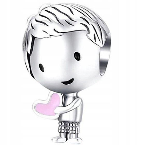 CHARMS ZAWIESZKA SYNEK BEADS CHŁOPIEC SREBRO 925 Stan opakowania oryginalne