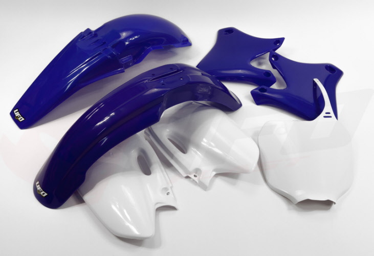 Ufo Sada Plastov Yamaha Yzf 250 '01-'02 Farba Oem (biela/modrá)