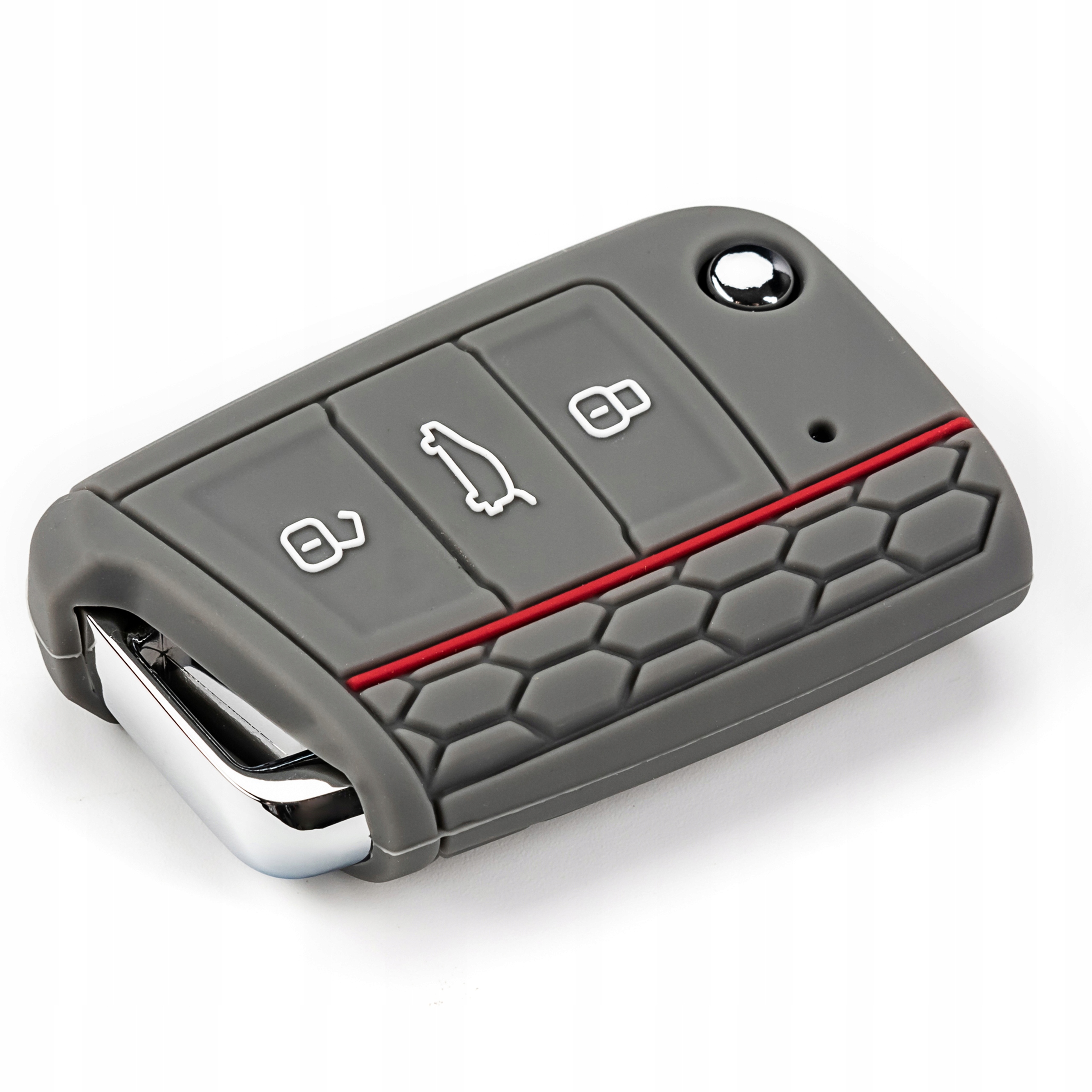 Zdjęcie AWparts ETUI SILIKONOWE NA KLUCZYK SZARE DO VW GOLF 7 POLO V TIGUAN