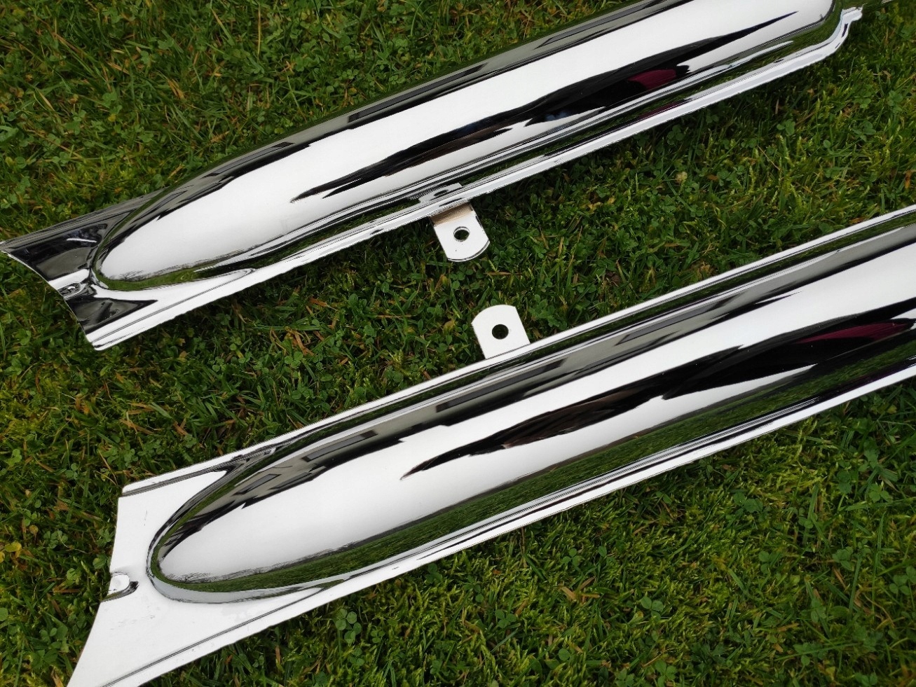 TŁUMIK WYDECH RYBKA CHROM M-72 K-750 URAL DNIEPR Producent inny