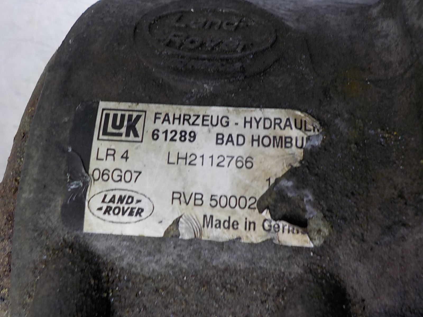 RANGE ROVER SPORT servo pump LH2112766