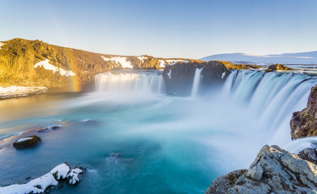 

Fototapeta Flizelinowa Wodospad Islandia 416x254