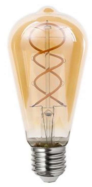 

Żarówka Led Ozdobna E27 Filament 4W ściemnialna