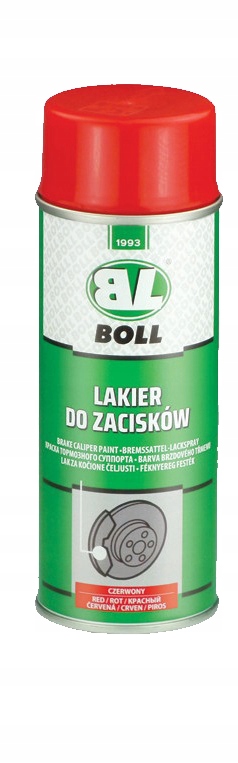Boll Lakier Do Zacisków 400ML Kolor Czerwony