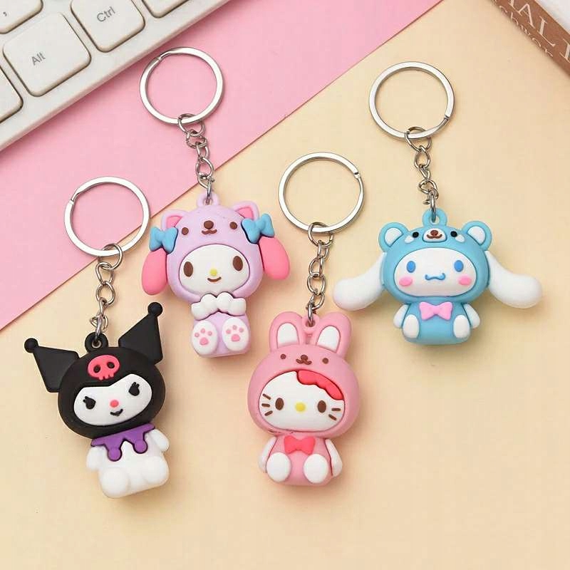 Breloczek do kluczy Hello Kitty Kuromi Cinnamoroll My Melody