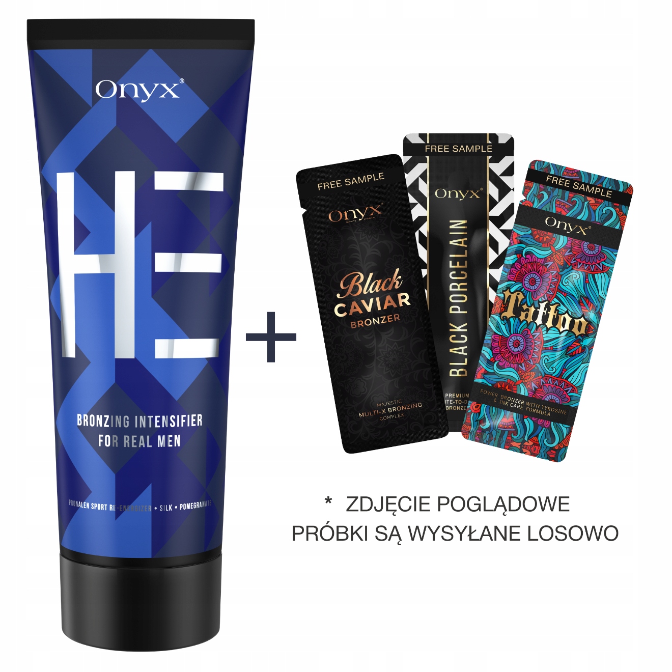 Onyx He bronzující urychlovač opalování pro muže v soláriu vzorky