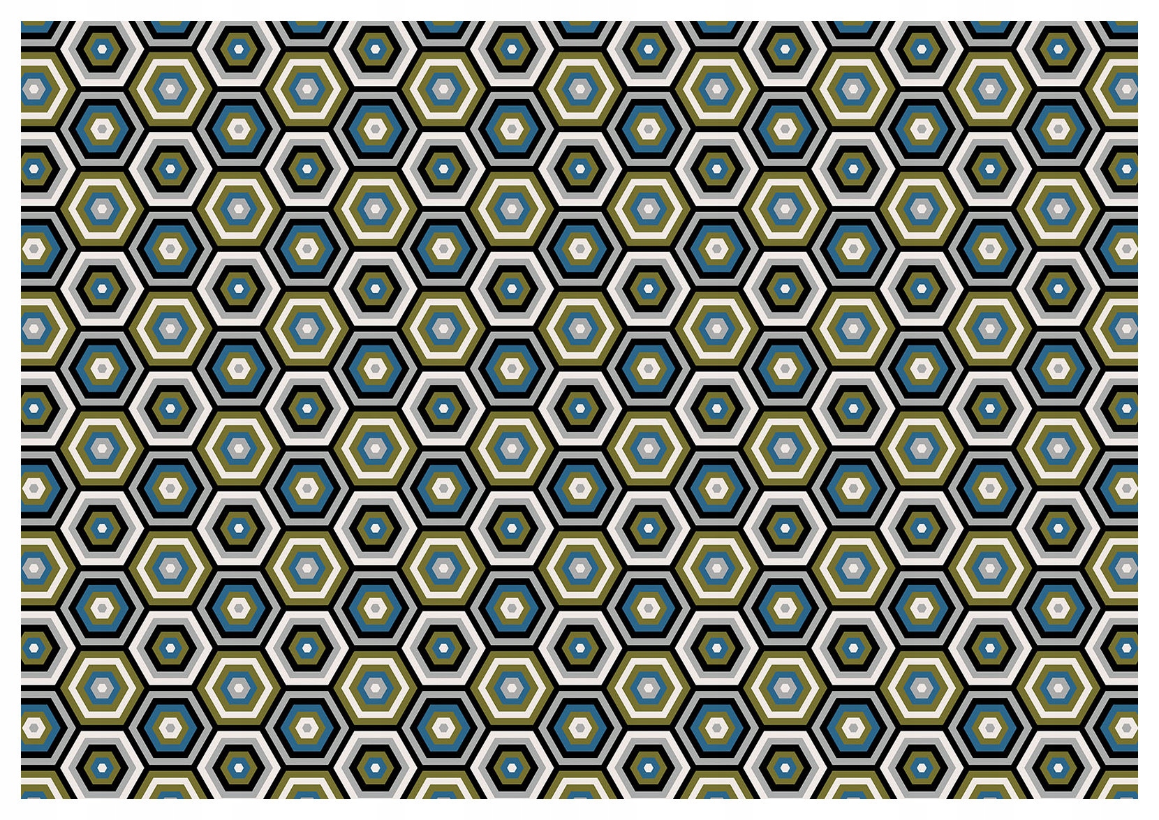 Fototapeta flizelina Geometrické šestiúhelníky Abstrakce Loft 350x250 lepidlo