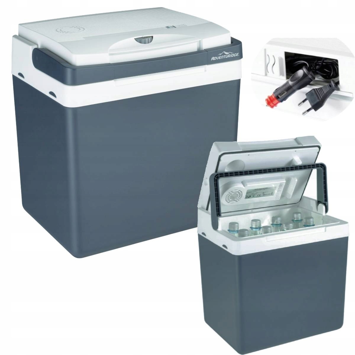 Lodówka Turystyczna Samochodowa 25L 12V 230V Ciepło/zimno