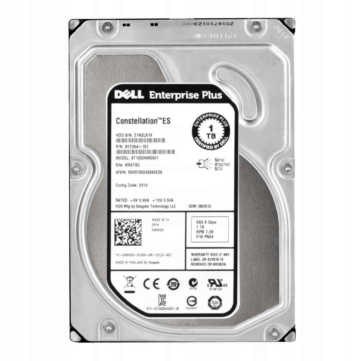 Dell 0M5XD9 1TB 7.2K 64MB SAS-2 3.5'' ST1000NM0001