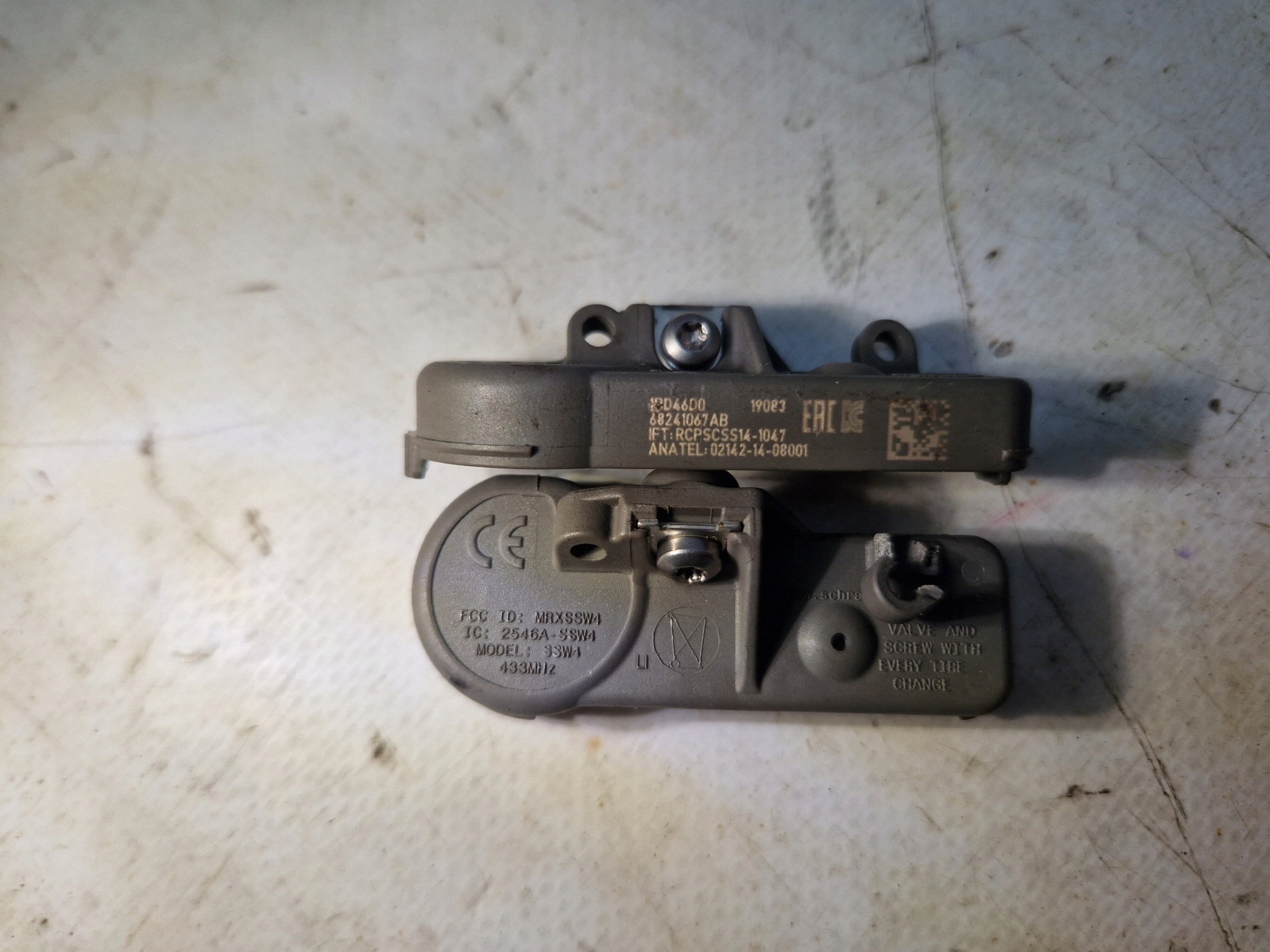 DODGE JEEP sensore pressione TPMS 68241067AB