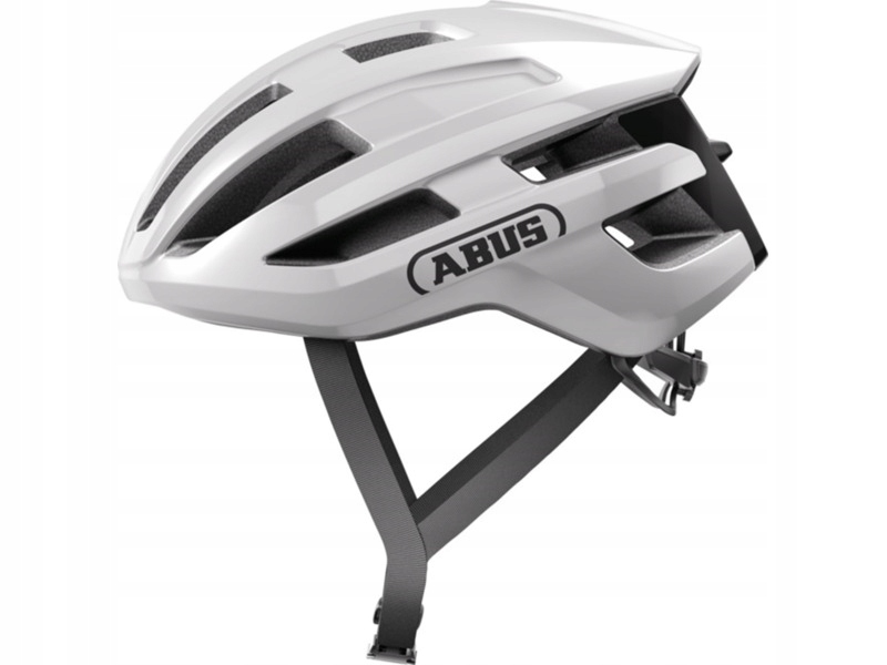 Kask rowerowy Abus PowerDome Shiny Biały Szosowy (rozmiar M)
