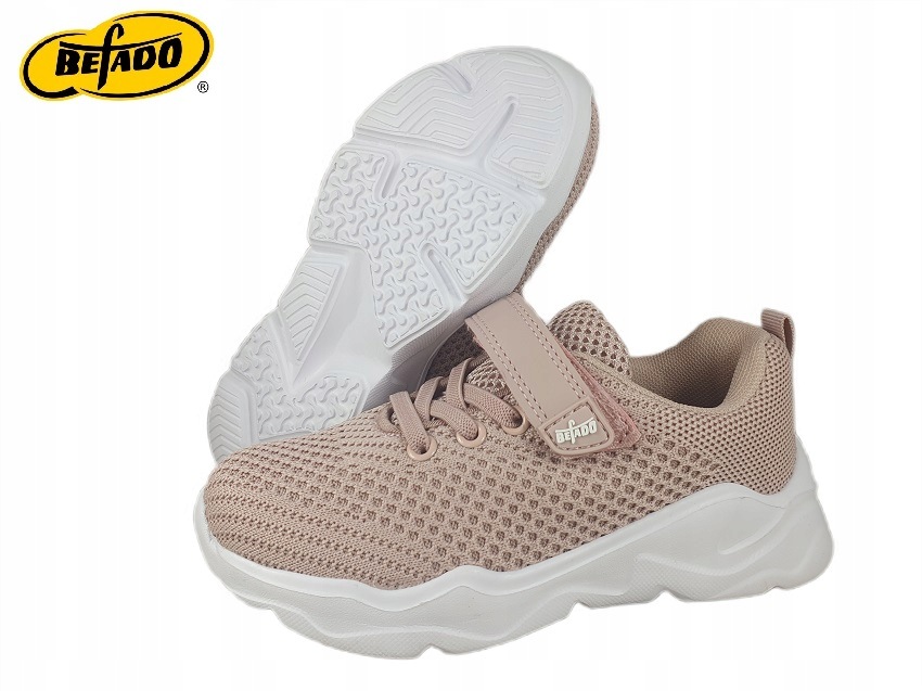 Befado Beżowe Buty Sportowe Modern Classic Na Rzep 516X198 roz.28