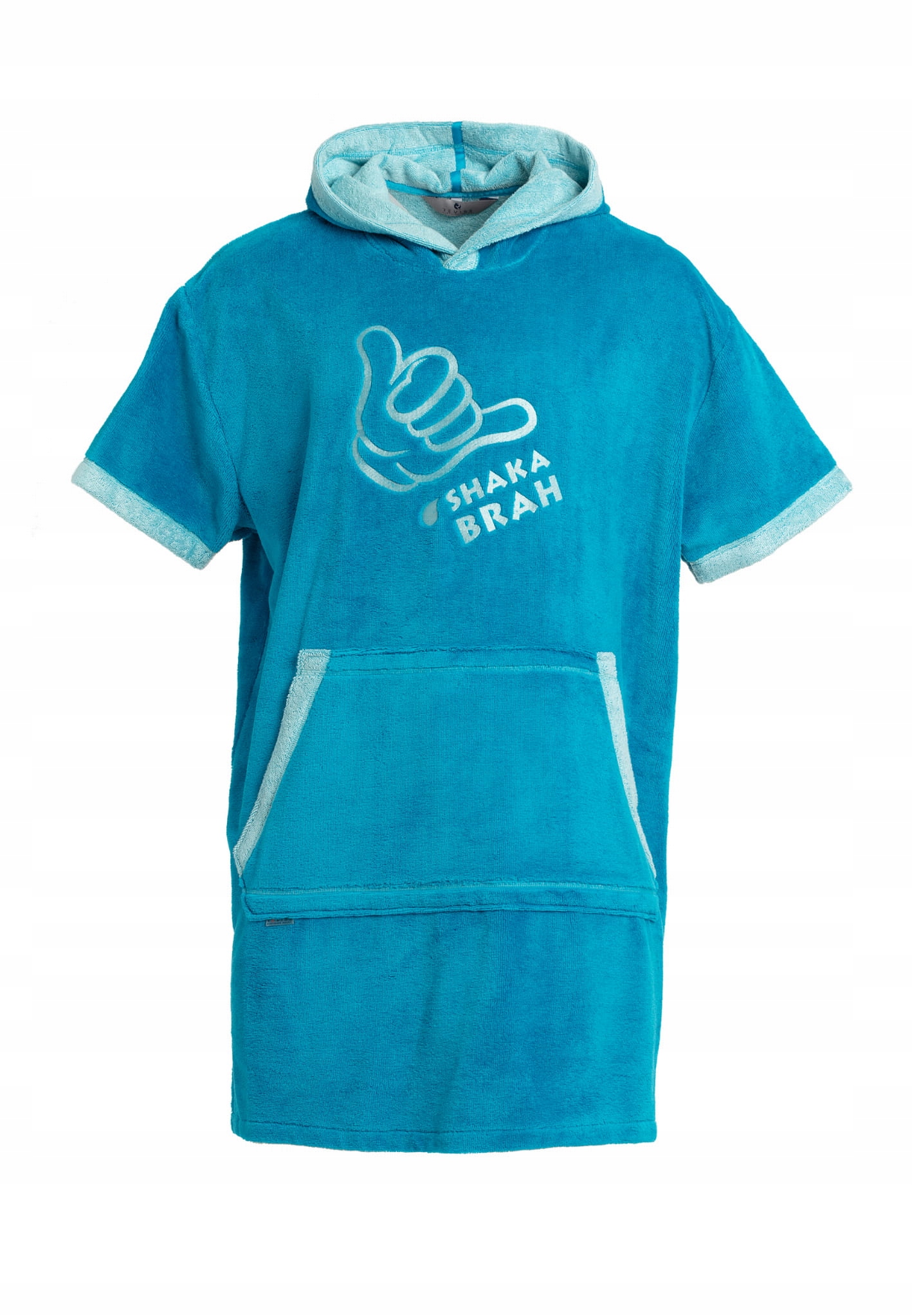 

Ponczo - szlafrok typu poncho RE852 Turkus S/m