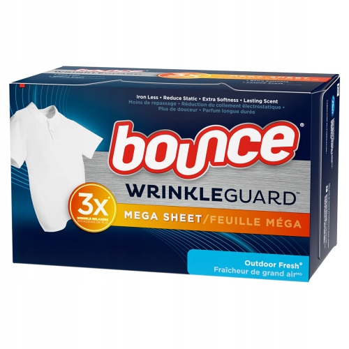 

Chusteczki Do Suszarki Bounce Wrinkle Guard 20szt.