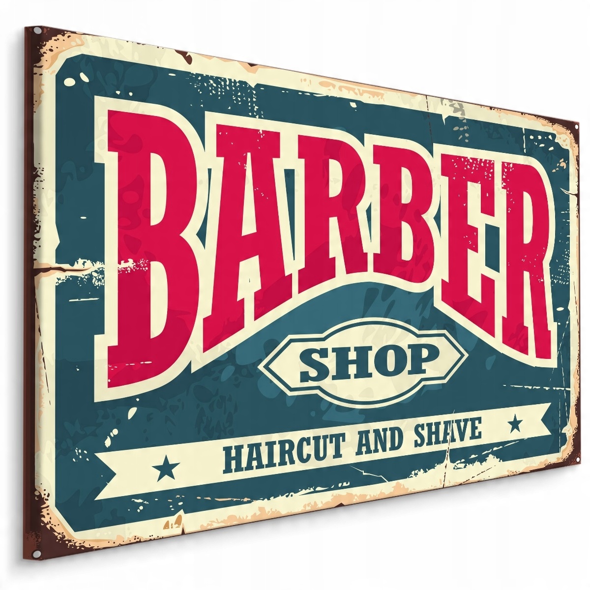 

Obraz Barber Shop Typografia w Stylu Retro 70x50