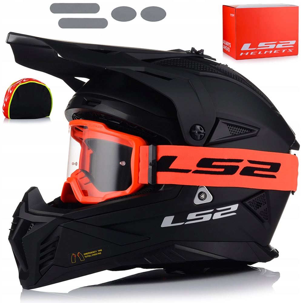 Motocyklová Prilba LS2 MX708 Fast II Okuliare Ľahká Enduro Krossová Štvorkolka