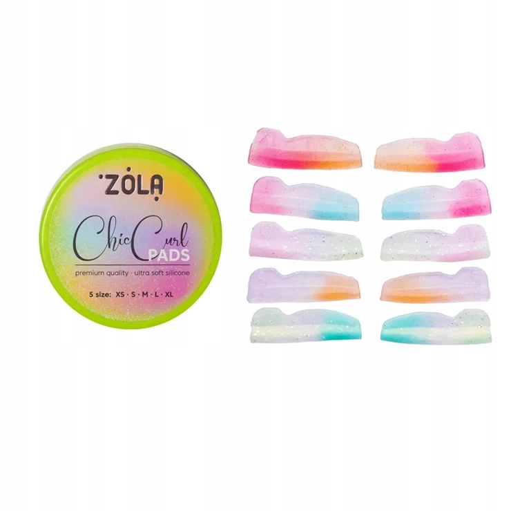 Zola Silikonové formy na laminování řas Chic Curl