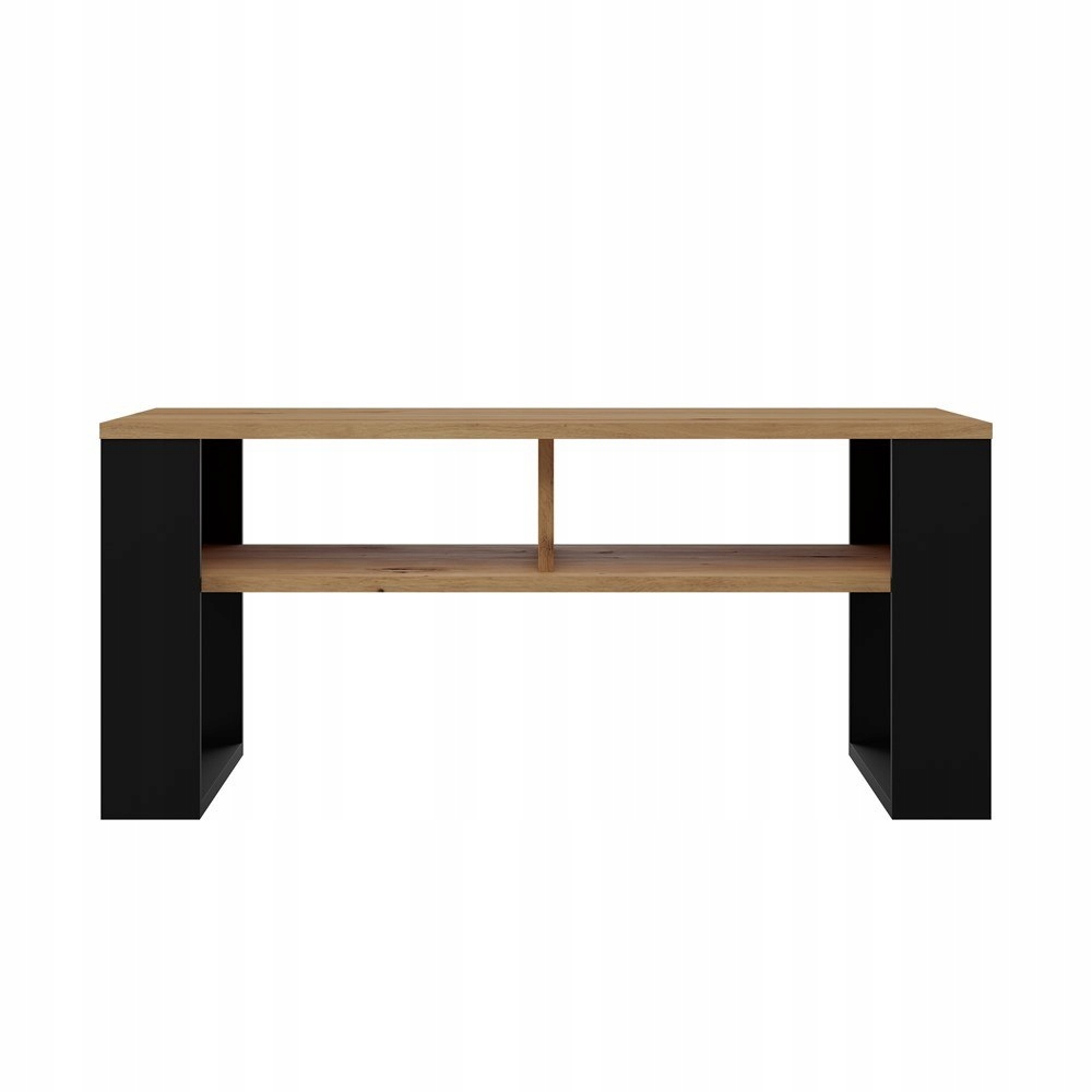 STOLIK KAWOWY ŁAWA MODERN 2P DĄB ARTISAN / CZERŃ Marka TopEshop