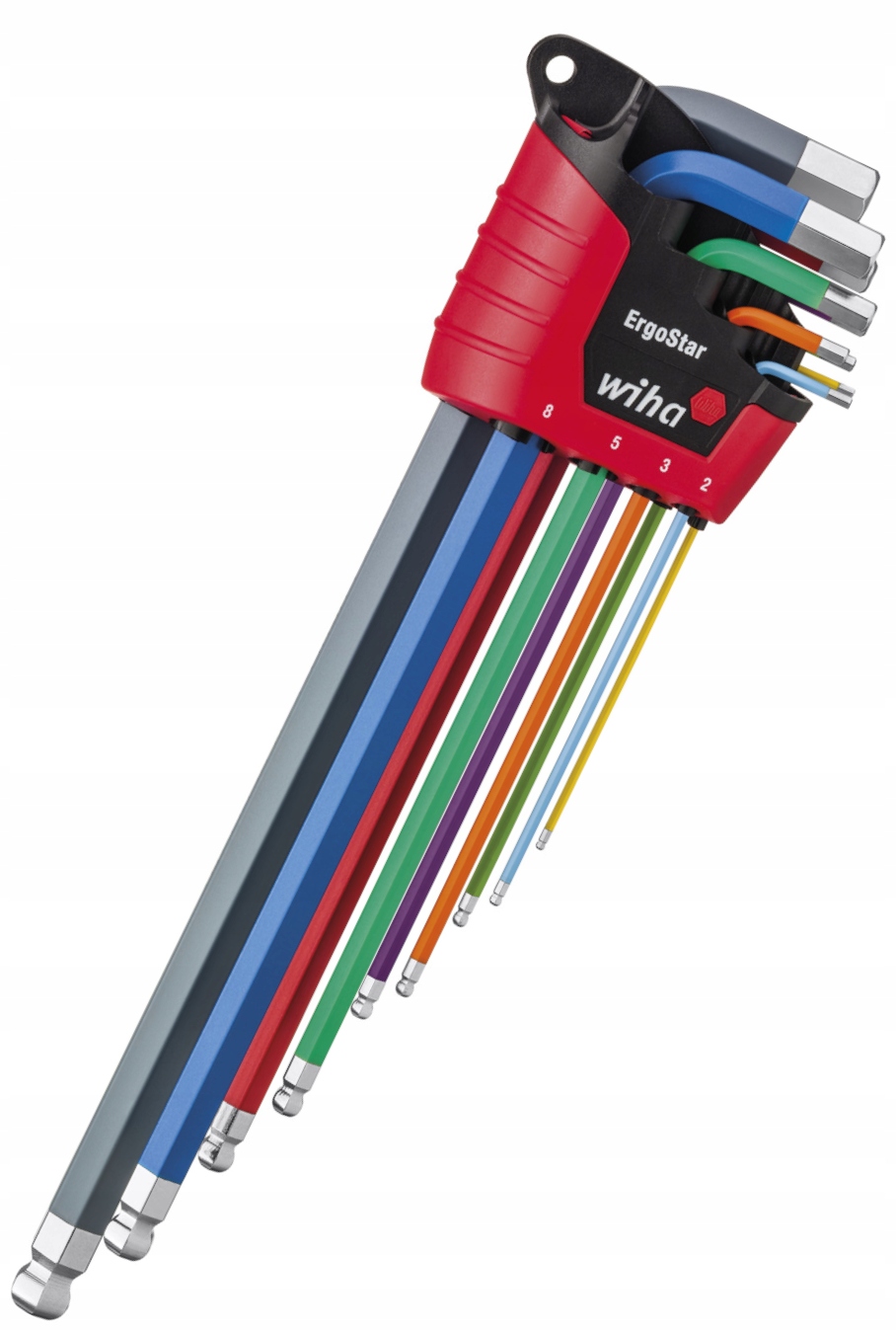 ZESTAW 9 KLUCZY TRZPIENIOWYCH ERGOSTAR WIHA Mark Wiha