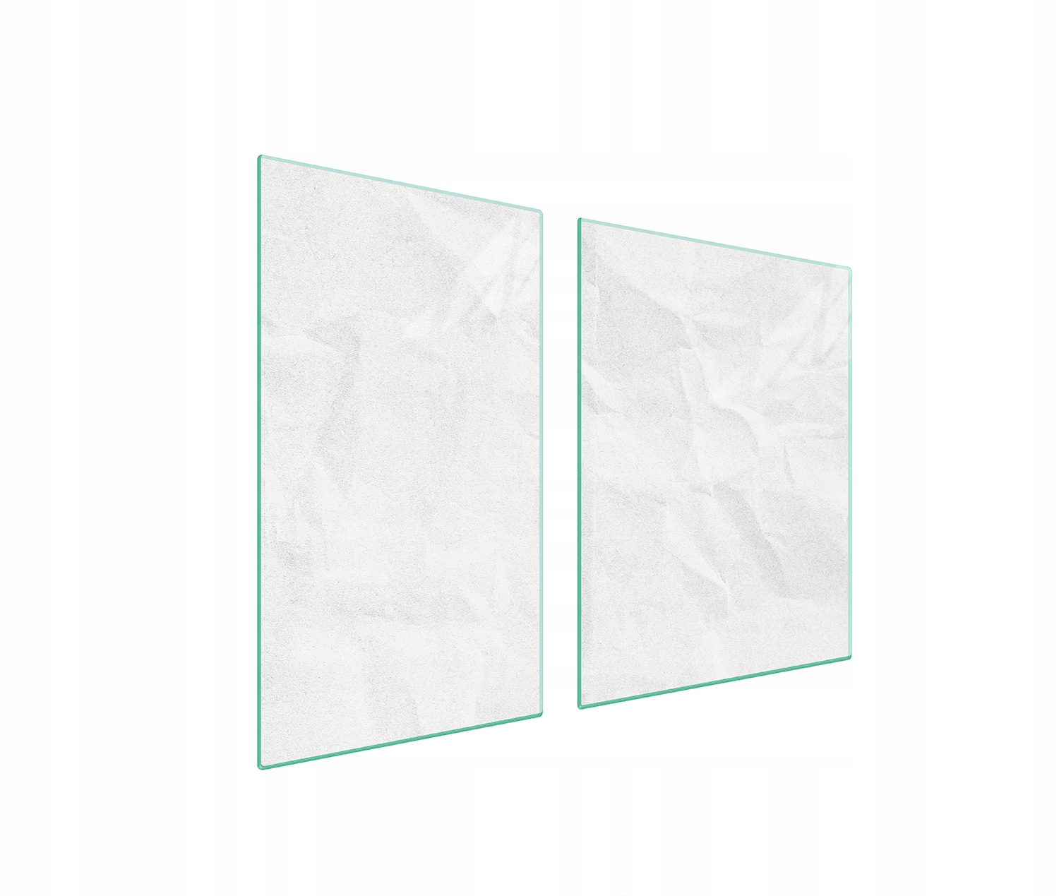 Skleněná Deska A Krájecí Deska 100x52 Bílá Tvrzené Sklo