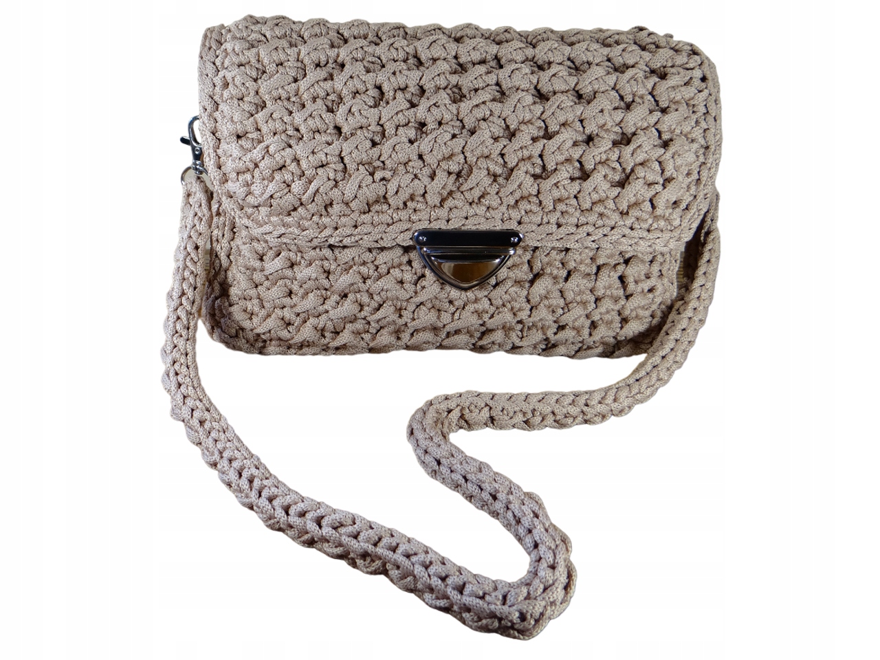 Kabelka ze šňůry ručně vyrobená na háčkování TS018 handmade