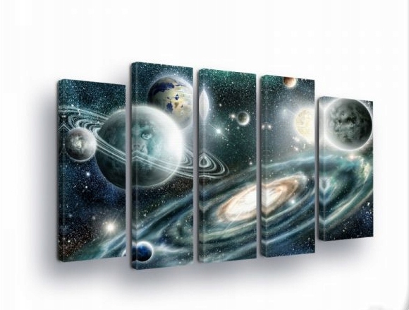 Obraz 150x100 Vesmír galaxia planéty hviezdy vesmír hmlovina