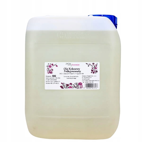 Olej Kokosowy Frakcjonowany Triglicerydy, Caprylic Capric Triglyceride 5kg