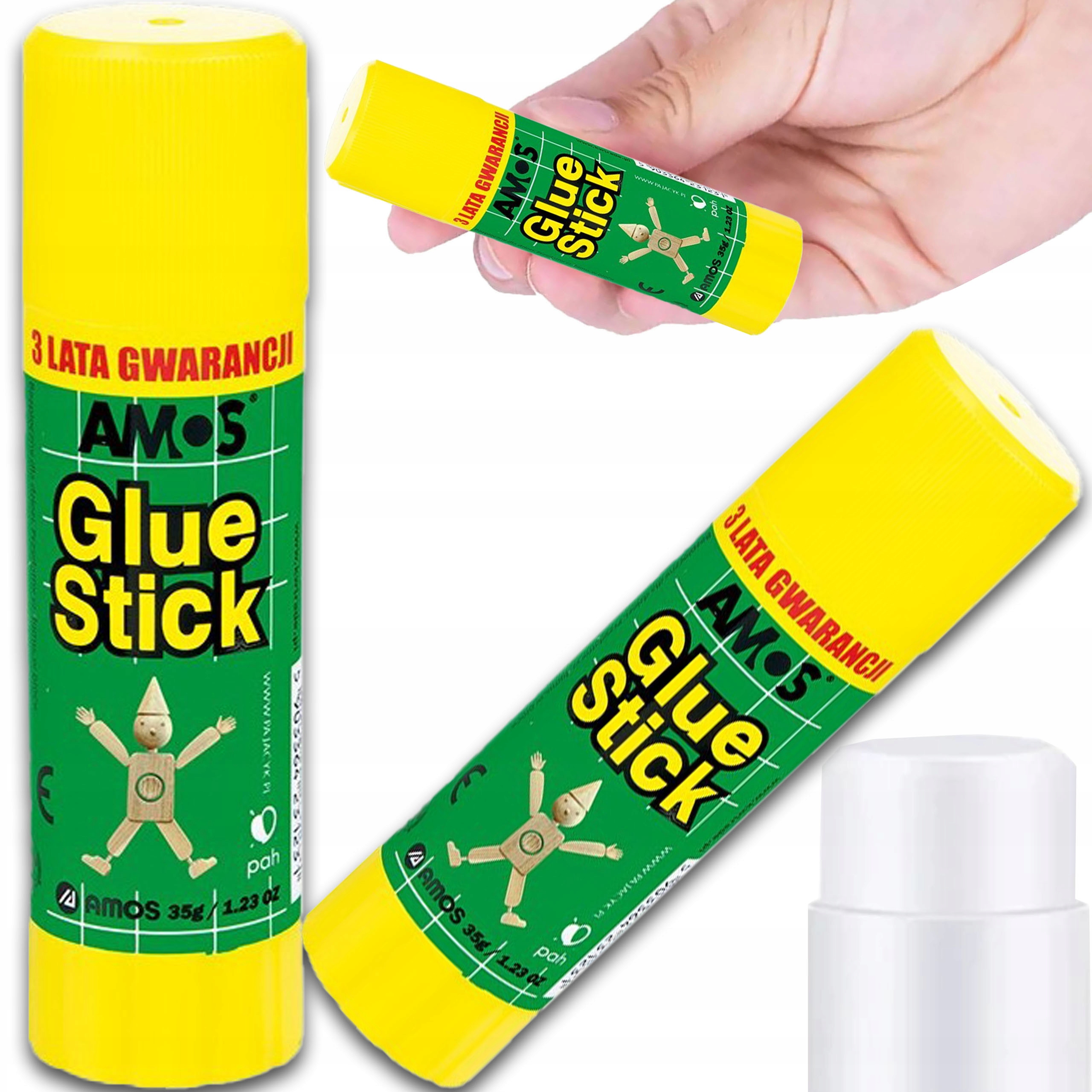 KLEJ SZKOLNY W SZTYFCIE AMOS GLUE STICK 35g ORYGINAŁ