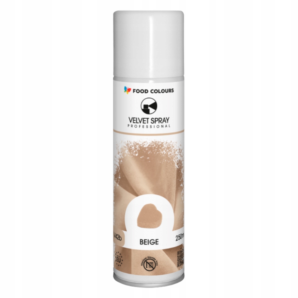 Levně Food Colours Velvet Spray Beige 250 ml