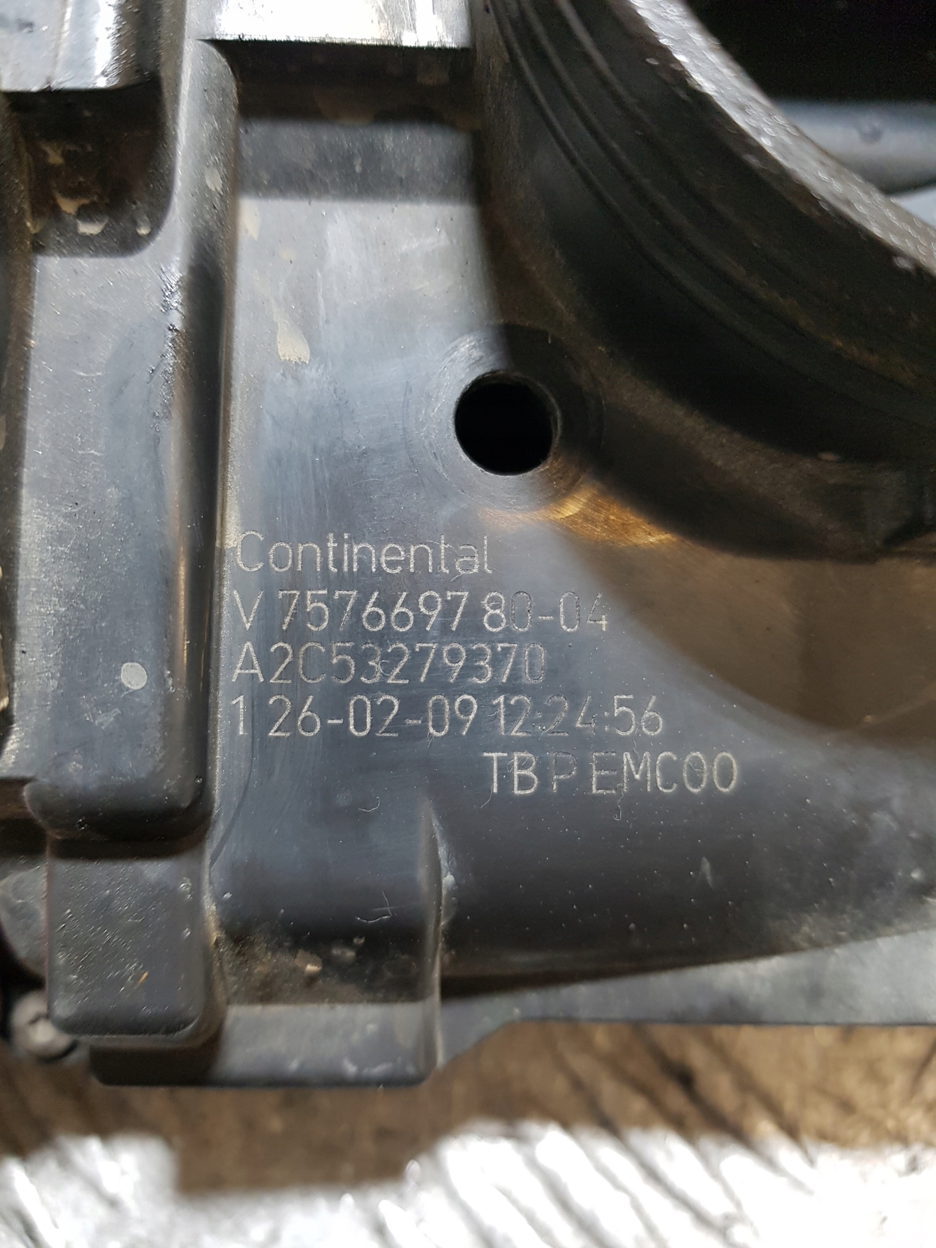 Valvola a farfalla CITROEN C4 1.4 B V757669780-04 A2C53279370