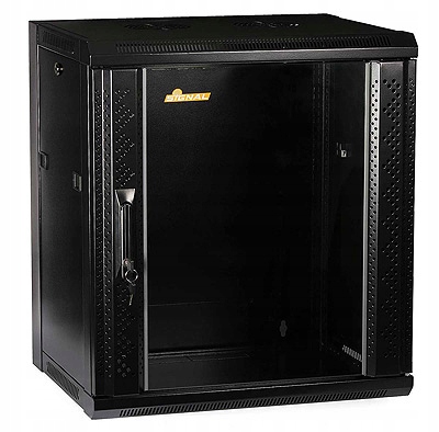 Szafa Rack 19' 12U 450 mm wisząca Signal czarna